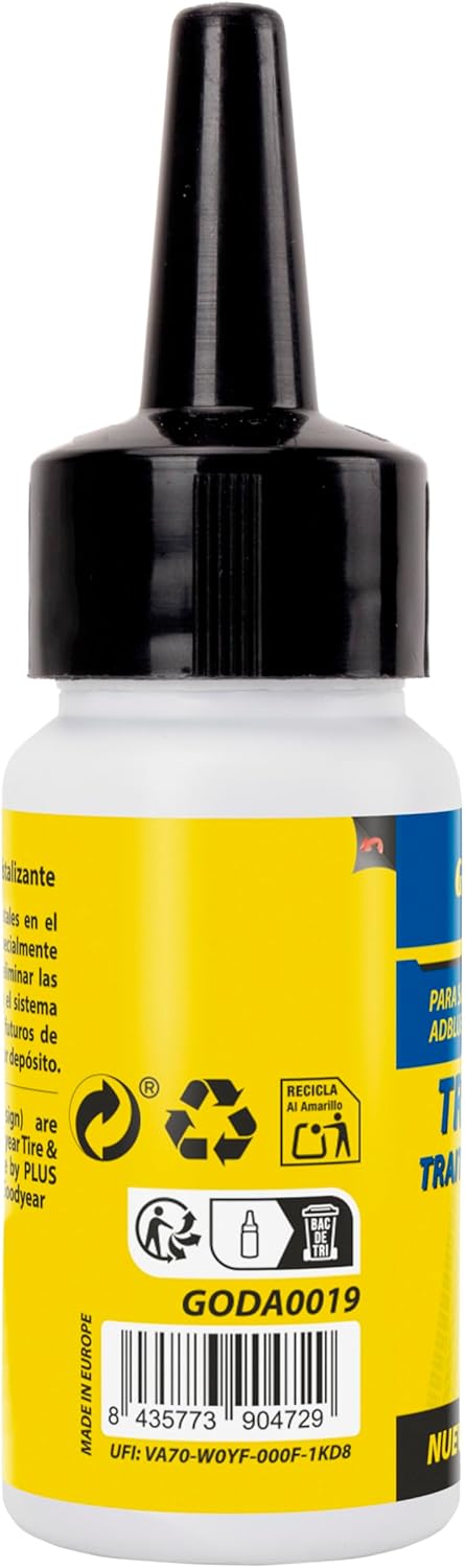Goodyear Traitement anticristallisant en Dose Unique pour AdBlue | Additif d'urée 50 ML à Usage Unique | Prévient Les pannes et la Formation de Cristaux dans Le catalyseur et l'injecteur