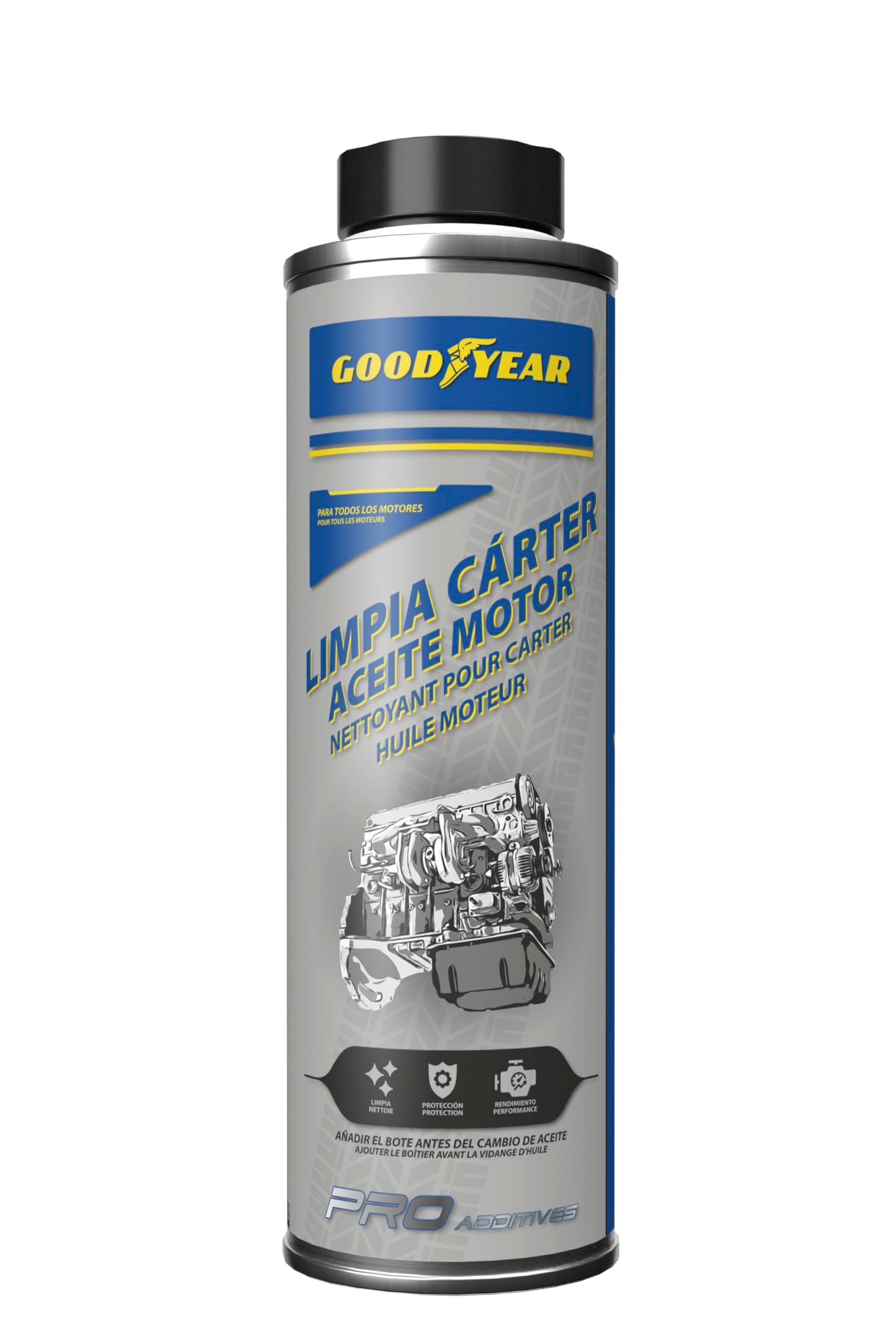 Goodyear Traitement anticristallisant en Dose Unique pour AdBlue | Additif d'urée 50 ML à Usage Unique | Prévient Les pannes et la Formation de Cristaux dans Le catalyseur et l'injecteur
