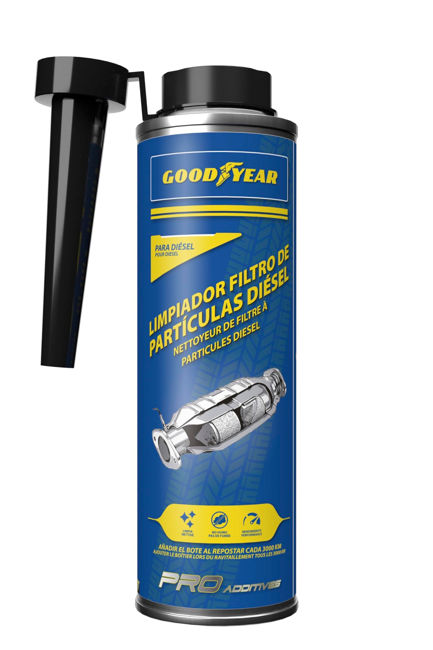 Goodyear Traitement anticristallisant en Dose Unique pour AdBlue | Additif d'urée 50 ML à Usage Unique | Prévient Les pannes et la Formation de Cristaux dans Le catalyseur et l'injecteur