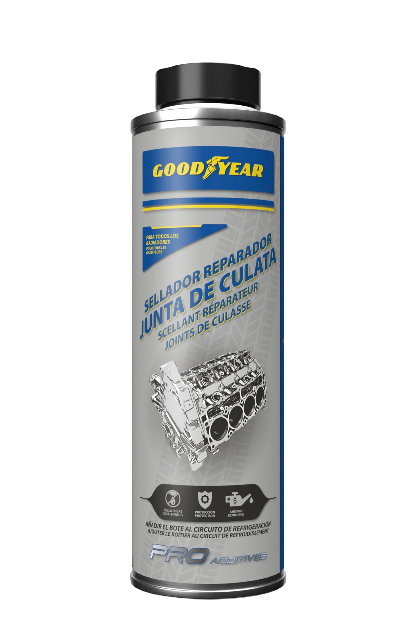 Goodyear Traitement anticristallisant en Dose Unique pour AdBlue | Additif d'urée 50 ML à Usage Unique | Prévient Les pannes et la Formation de Cristaux dans Le catalyseur et l'injecteur
