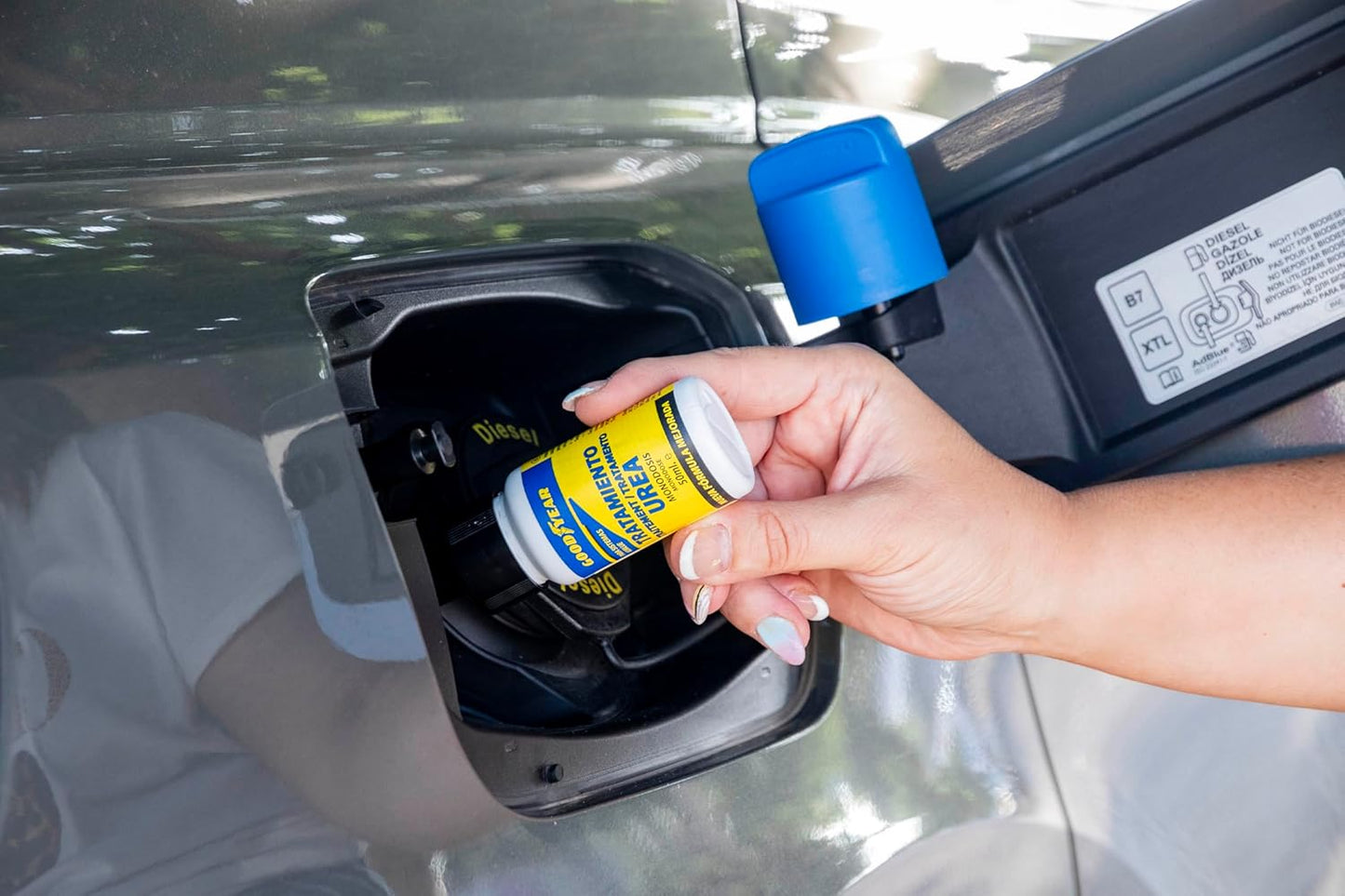 Goodyear Traitement anticristallisant en Dose Unique pour AdBlue | Additif d'urée 50 ML à Usage Unique | Prévient Les pannes et la Formation de Cristaux dans Le catalyseur et l'injecteur