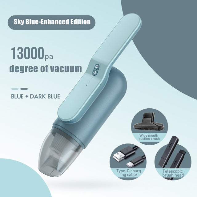 Car Wireless Charging Handheld Cordless Portable Multifunction Vacuum Cleaner