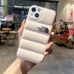New 2 in 1 Down Jacket TPU Shock Proof 3D Phone Case