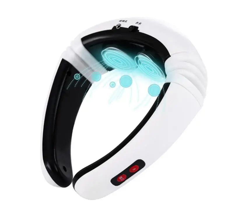 Deep Tissue Pain Relief Care Cervical Massager Tool Percussion Head Shoulder Electric Pulse Neck Massager