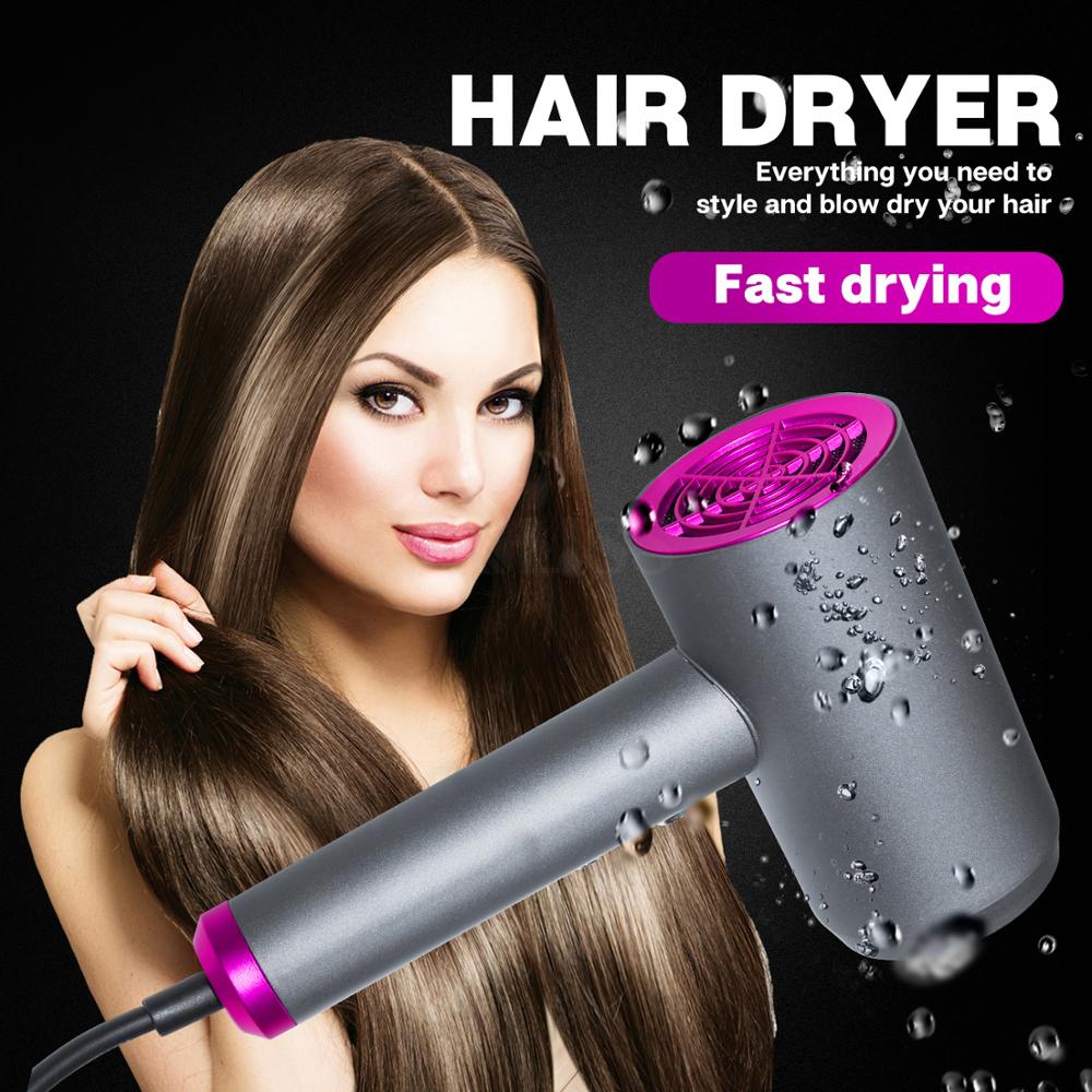 Professional Hot And cold Hair Dryer Household Powerful Dryer