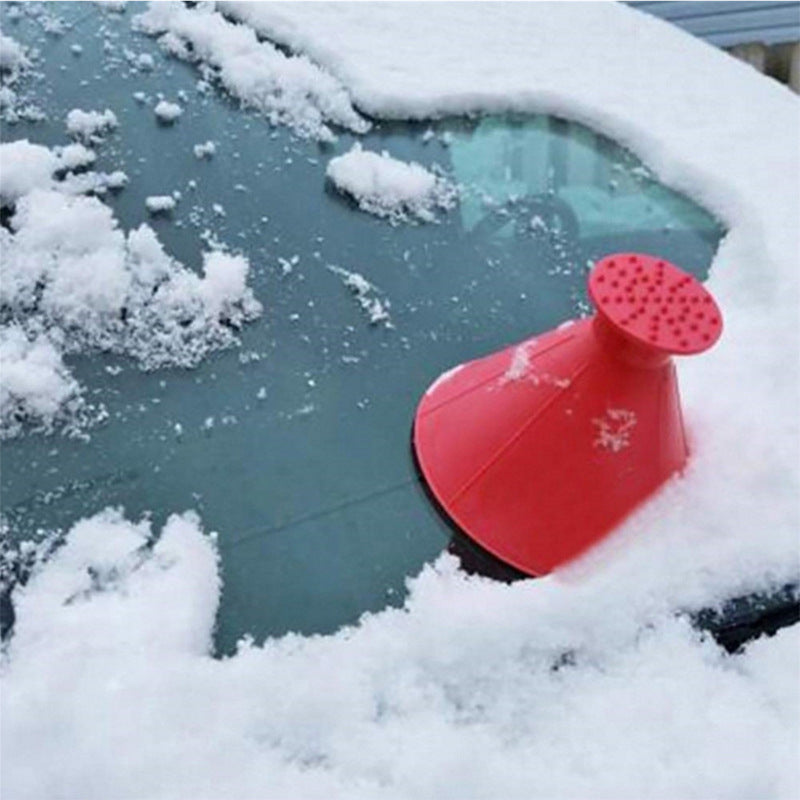 Magic Window Windshield Car Cone Shaped Funnel Snow Remover Tool