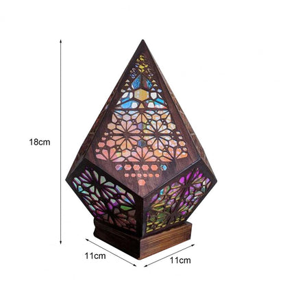 Star Floor Lamp Diamond Fairy Bronze Geometric Lamp
