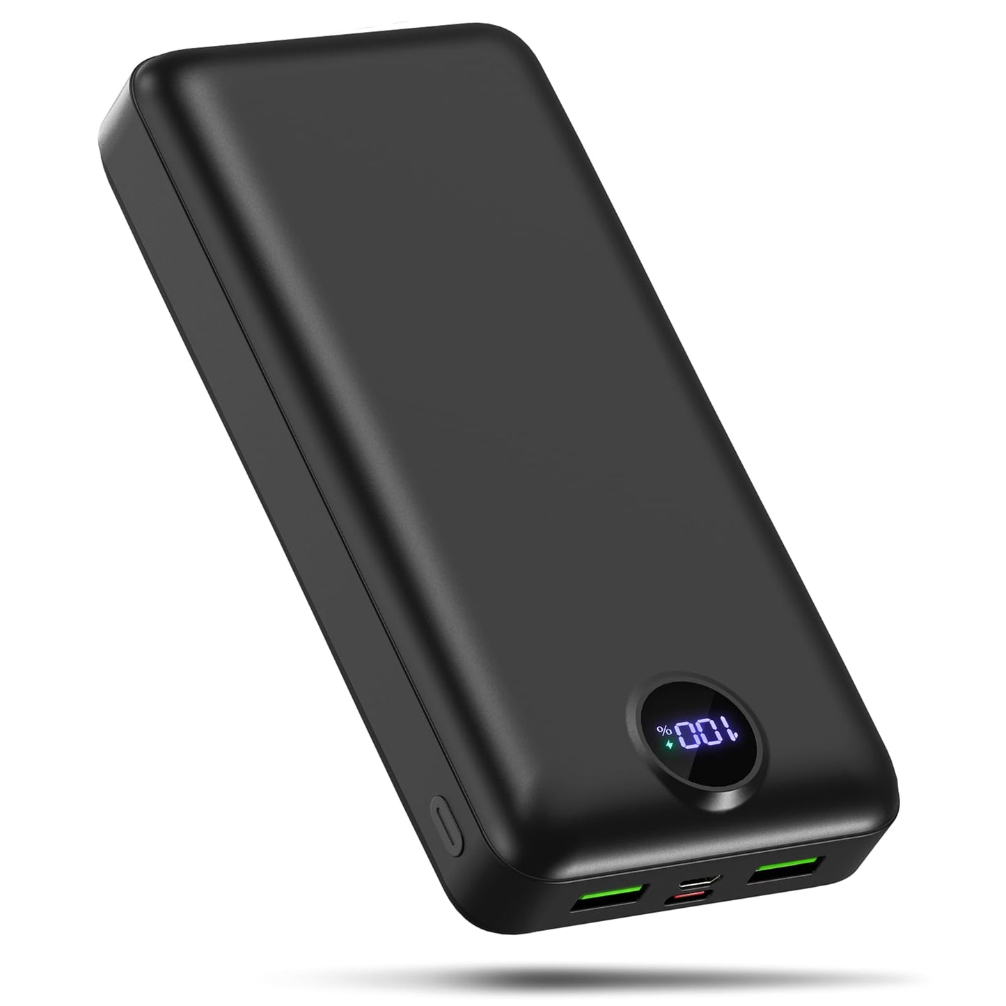 PDBEST Batterie Externe 50000 mAh, QC 3.0 22,5 W PD USB-C Chargeur Rapide avec 4 Sorties et 3 entrées, Chargeur Portable Grande capacité, Powerbank pour iPhone Android etc Bleu
