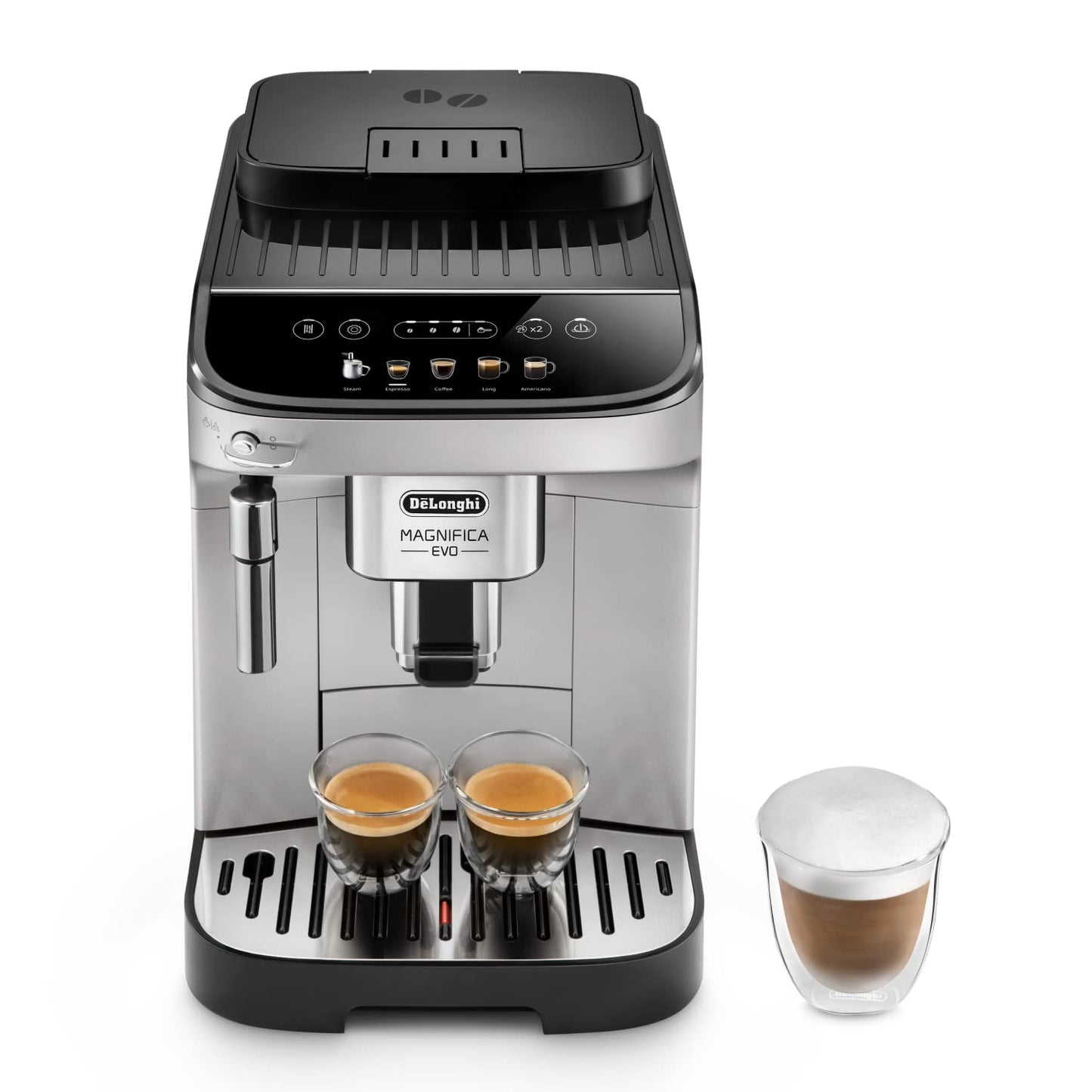 De'Longhi Magnifica S Machine a Café Grain ECAM22.110.B, Machine Expresso et Cappuccino, 1.8L, Noir [Exclusif Amazon]