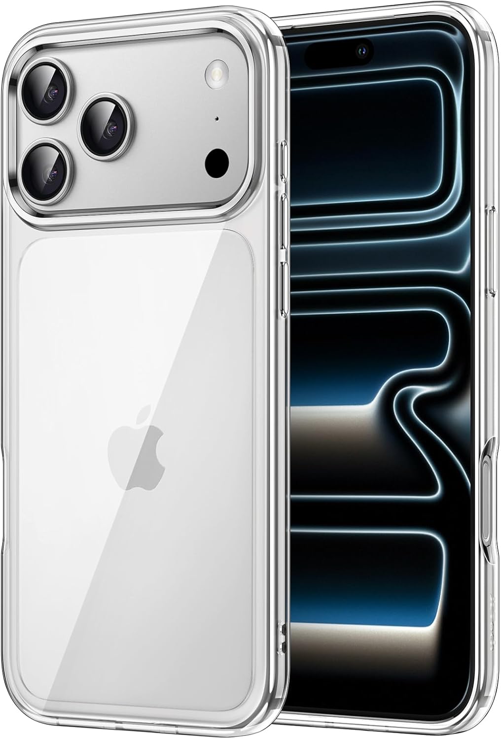 JETech Coque pour iPhone 17 Pro Max 6,9 Pouces, Étui Housse Anti-Jaunissement Antichoc Bumper, Arrière Transparente Anti-Rayures (Transparente)