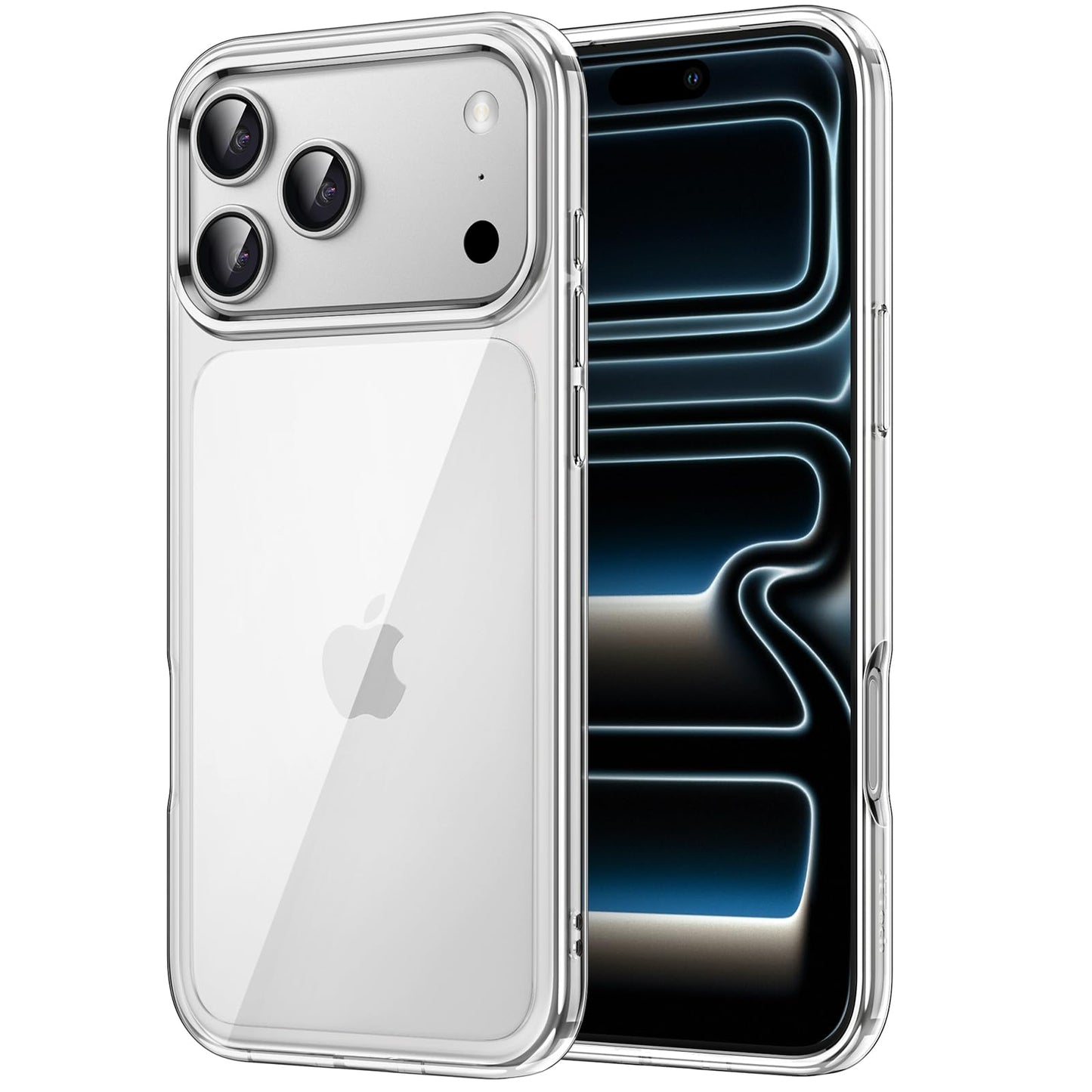 JETech Coque pour iPhone 17 Pro Max 6,9 Pouces, Étui Housse Anti-Jaunissement Antichoc Bumper, Arrière Transparente Anti-Rayures (Transparente)