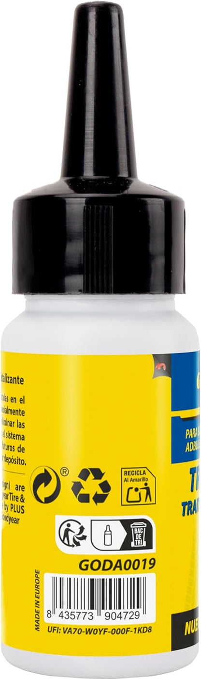 Goodyear Traitement anticristallisant en Dose Unique pour AdBlue | Additif d'urée 50 ML à Usage Unique | Prévient Les pannes et la Formation de Cristaux dans Le catalyseur et l'injecteur