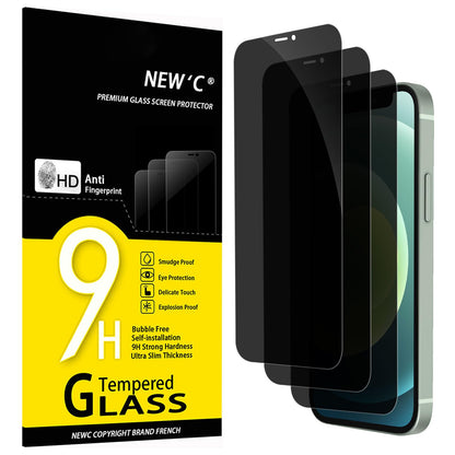 NEW'C Lot de 3, Verre Trempé pour iPhone 17 Pro Max, iPhone 16 Pro Max (6,9″) Film en Protection écran efficace contre les Rayures - Ultra Résistant - HD Transparent - Outil d'installation facile