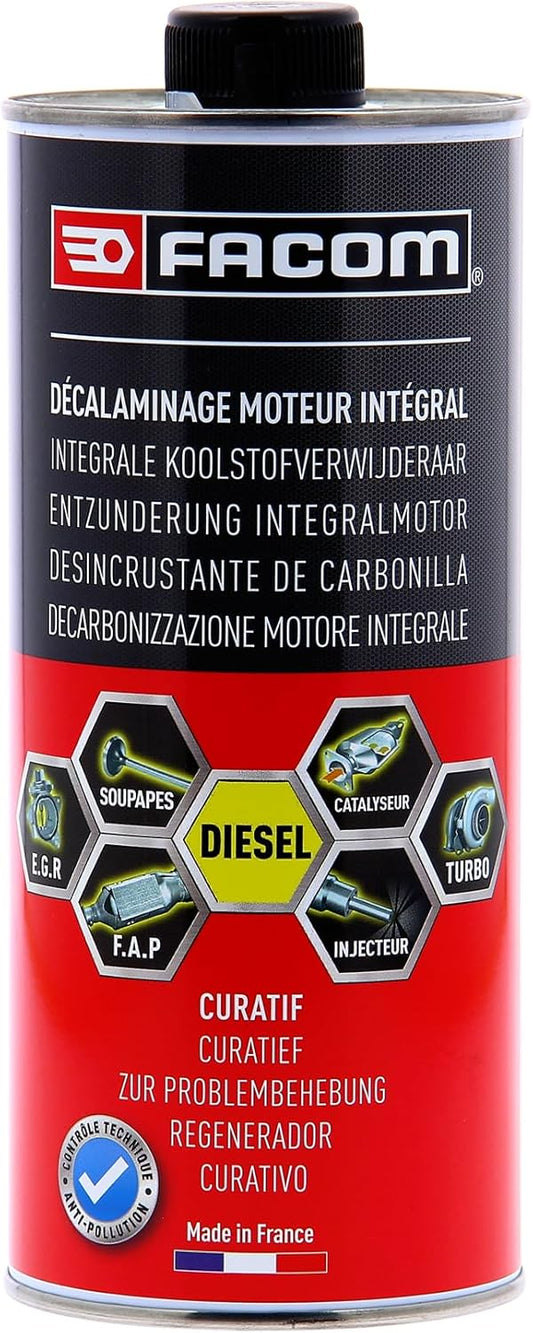 FACOM 006025 Décalaminage Moteur Intégral Diesel, décrassant moteur-CURATIF-1L