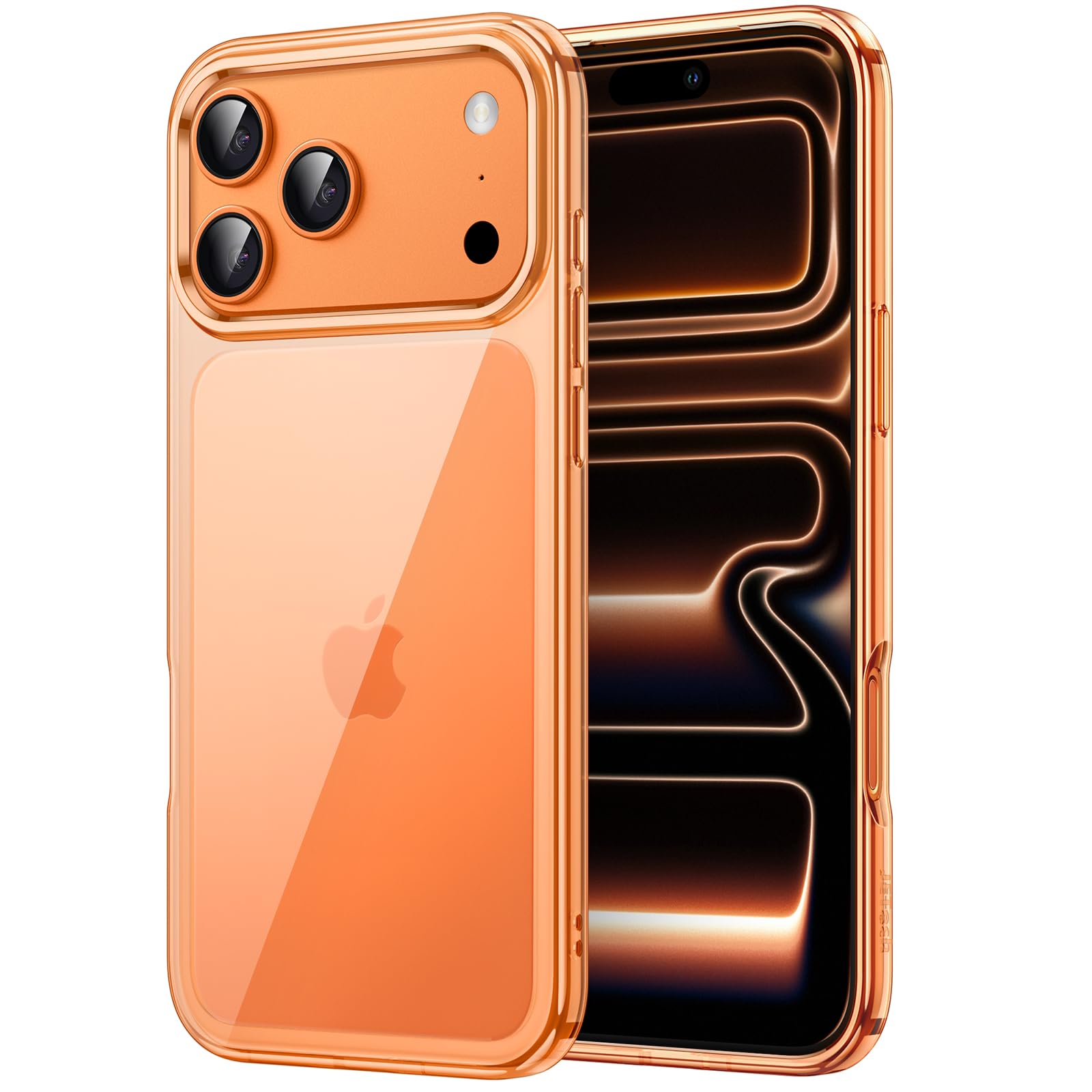 JETech Coque pour iPhone 17 Pro Max 6,9 Pouces, Étui Housse Anti-Jaunissement Antichoc Bumper, Arrière Transparente Anti-Rayures (Transparente)