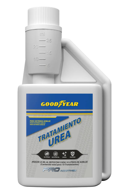 Goodyear Traitement anticristallisant en Dose Unique pour AdBlue | Additif d'urée 50 ML à Usage Unique | Prévient Les pannes et la Formation de Cristaux dans Le catalyseur et l'injecteur