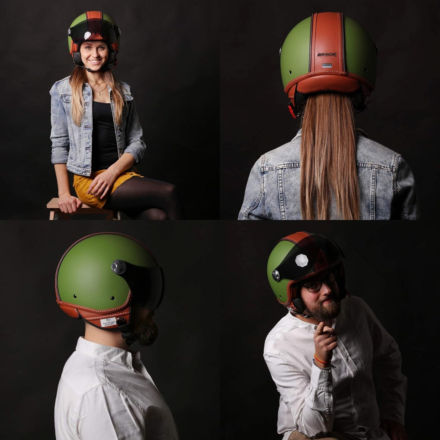 ARMOR Helmets AV-84 Casque Moto Jet