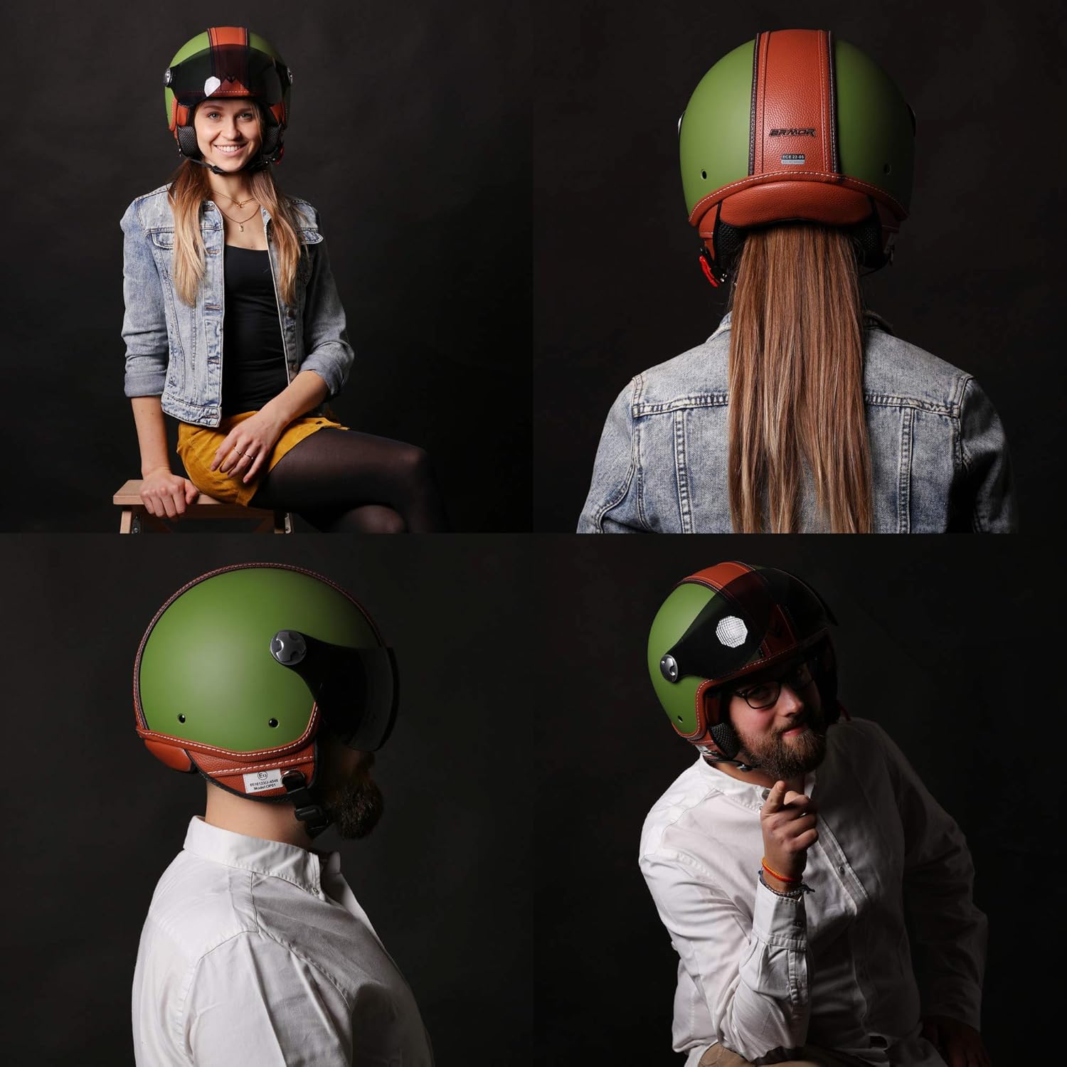 ARMOR Helmets AV-84 Casque Moto Jet