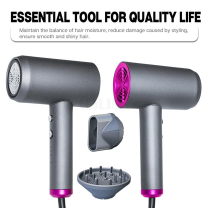Professional Hot And cold Hair Dryer Household Powerful Dryer