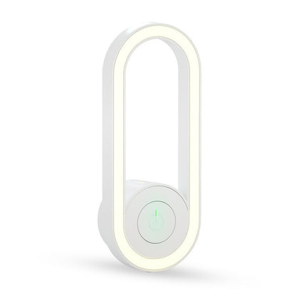 LED Circle Night Light Smart Dusk To Dawn for Ultrasound Energy Lamp