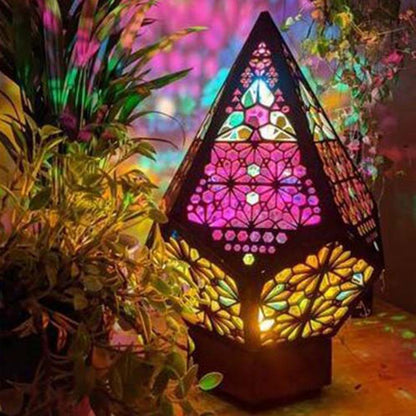 Star Floor Lamp Diamond Fairy Bronze Geometric Lamp