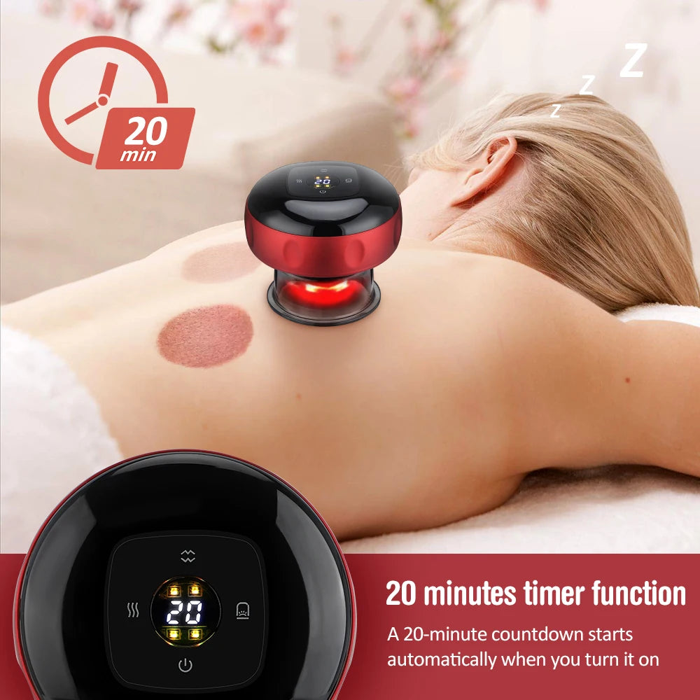Electric Cupping Therapy Vacuum Cupping Massage Anti-Cellulite Body Massager