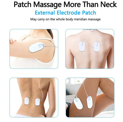 Deep Tissue Pain Relief Care Cervical Massager Tool Percussion Head Shoulder Electric Pulse Neck Massager