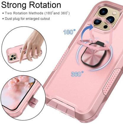 Iphone Three-in-one Rotating Magnetic Stand Cover