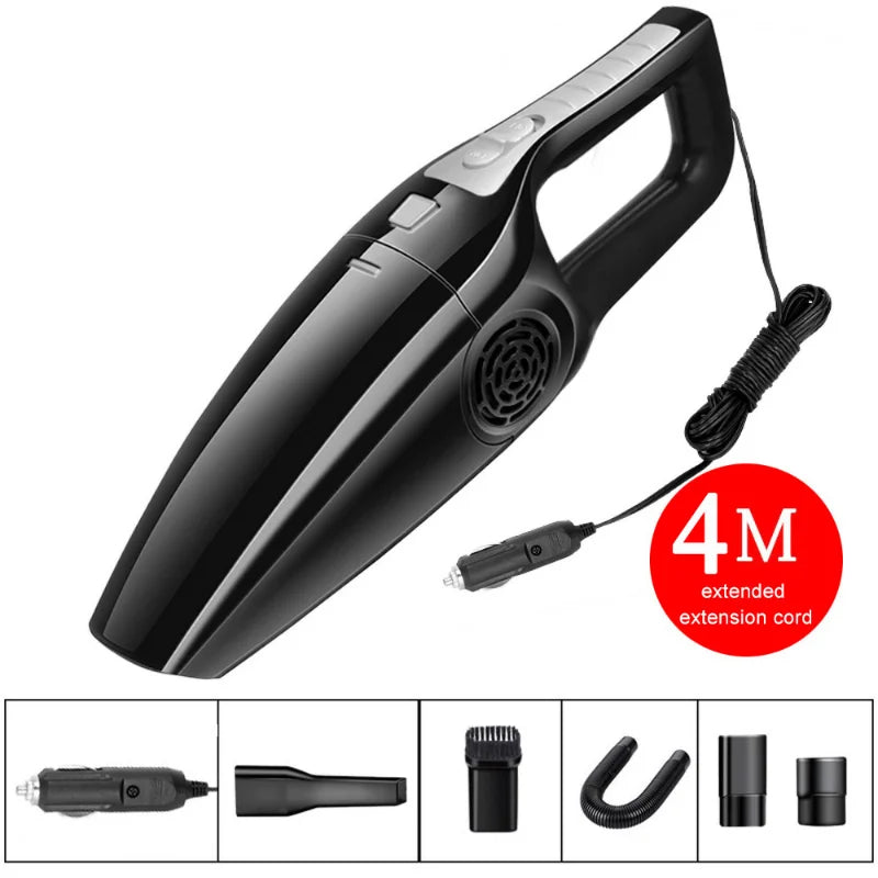 Handheld Car Vacuum Cleaner Strong Power 120W Powerful Car Interior