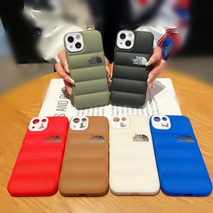 New 2 in 1 Down Jacket TPU Shock Proof 3D Phone Case