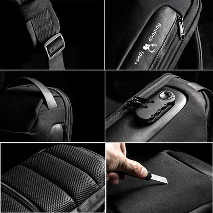 Waterproof Multifunction Oxford Crossbody Bag Anti-theft Sling Shoulder Bags