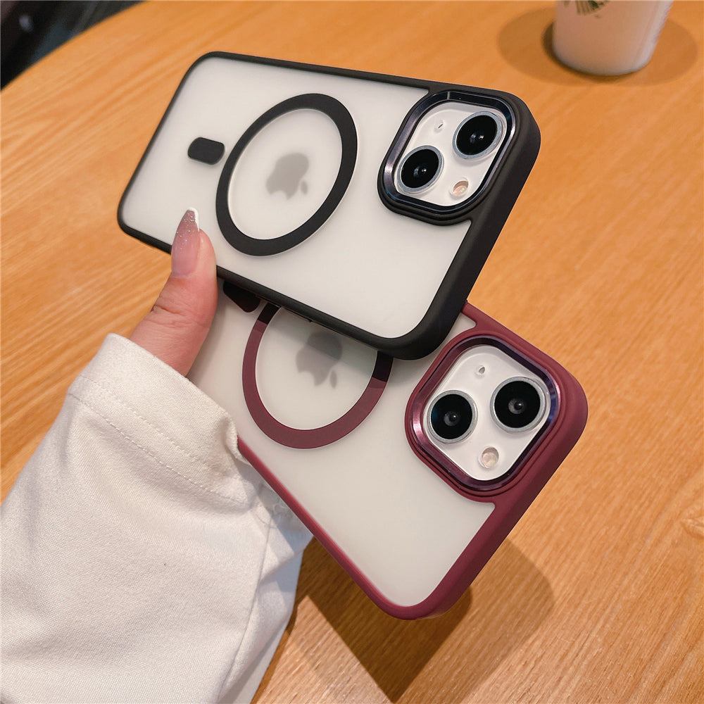 Magsafe Magnetic Wireless Charging Matte Clear Phone Case