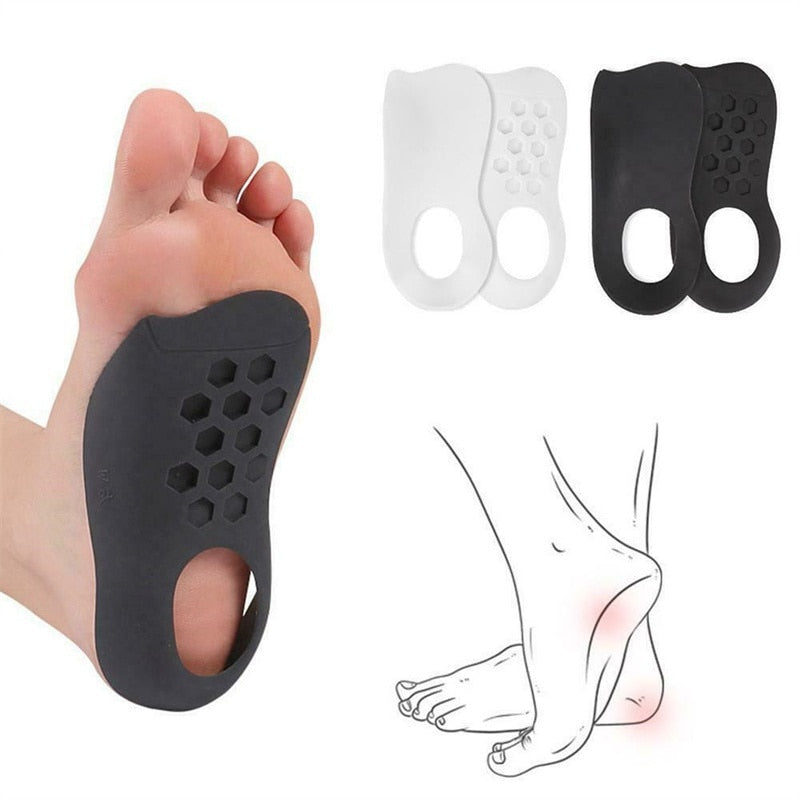 Orthotic Insole O-shaped Leg Flatfoot Corrector Shoe Pad