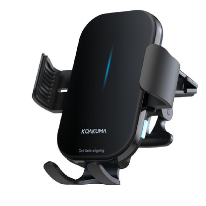 Auto Alignment 15W QI Wireless Charger Car Phone Holder