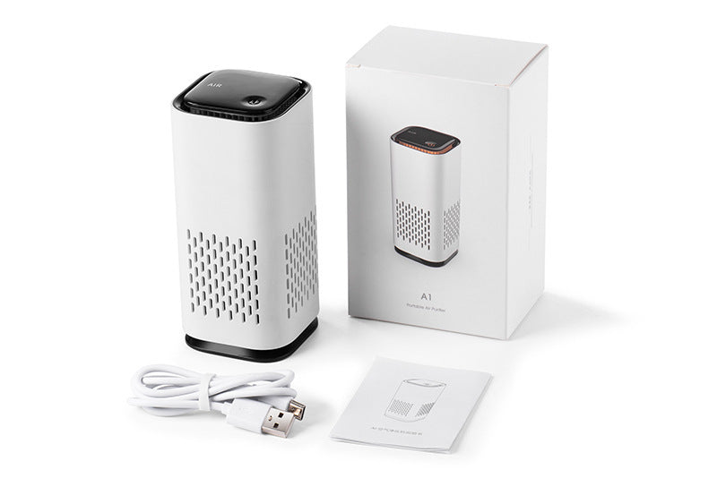 Air Purifier New Car Mini Accessory Cleaner Generator Negative Ions Remover